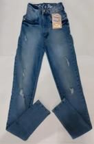 Calça Jeans Adulto Feminina Cintura Alta - Sal e Pimenta Calça Jeans Adulto Feminina Cintura Alta - Sal e Pimenta