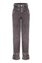 Calça jeans Alabama em algodão 100% e detalhes na barra Calça jeans Alabama em algodão 100% e detalhes na barra