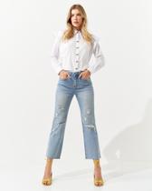 Calça Jeans Andreza Chagas Paula Pantacourt