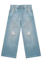 Calça Jeans Arkansas infantil Modelo Wide Leg - Infanti