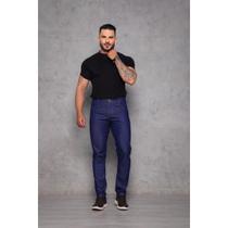 Calça Jeans Azul Masculina Slim com Elastano