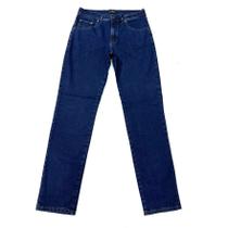 Calça jeans azul pierre cardin masculina corte tradicional