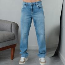 Calça Jeans Baggy Barra Normal Masculina Revanche Ferentino
