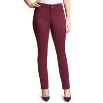 Calça jeans Bandolino Amy reta bordô 12 Calça jeans Bandolino Amy reta bordô 12