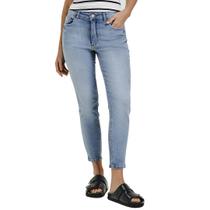 Calça Jeans Básica com Puídos Feminina Hering - H9FK
