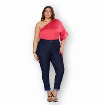 Calça Jeans Básica Levanta bumbum Skinny Mídi Cintura Alta Calça Jeans Básica Levanta bumbum Skinny Mídi Cintura Alta