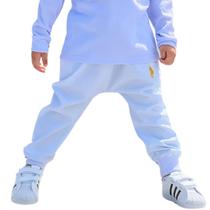 Calça Jeans Bebê Infantil Branca Maternidade Roupa Batizado