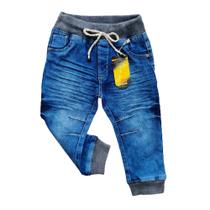 calça jeans bebe masculina infantil Tam P,M e G