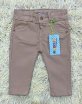 Calça Jeans Bêbe Menino Menina Colorida Tamanho Único com Ajuste na Cintura