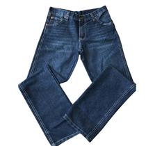 Calça Jeans Bolso Bordado Azul Kids Docks
