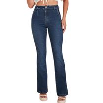 Calça jeans bootcut modeladora lycra, cris jeans 3754 Calça jeans bootcut modeladora lycra, cris jeans 3754