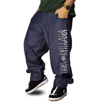 Calça Jeans Brothas And Cash Palhaço Pixo Azul BRO-280 Cor:AzulTamanho:44 Calça Jeans Brothas And Cash Palhaço Pixo Azul BRO-280 Cor:AzulTamanho:44