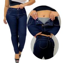 Calça Jeans C Cinta Afina Cintura Plus Size Feminina Cintura Alta Com Cós Modelador