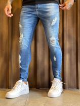 Calça jeans c/ puídos ref 958 Calça jeans c/ puídos ref 958