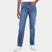 Calça Jeans Calvin Klein Straight 5 Pockets Feminina