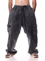 Calça Jeans Cargo Plus Size Bali Company Calça Jeans Cargo Plus Size Bali Company