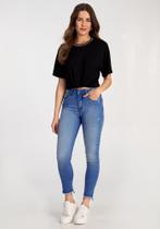Calça jeans chapa barriga termo fresh lunender 20743