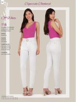 Calça jeans cigarret off white Calça jeans cigarret off white