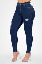 Calça Jeans Cigarrete com Tecido Premium - Attitude