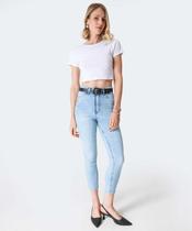 Calça Jeans Cigarrete Feminina Azul-01007