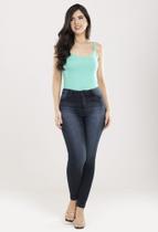 Calça Jeans Cigarrete Logo Bolso Magic Alepo Black