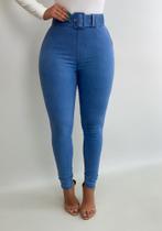 Calça jeans cintura alta