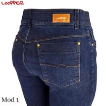 Calça Jeans Cintura Alta Plus Size Loopper Original