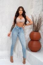 Calça Jeans Clara Empina Bumbum Modeladora Maria Alice