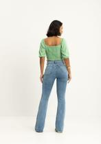 Calça jeans clara flare fit for me lunender 21075