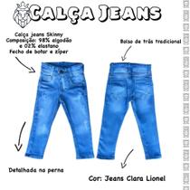 Calça jeans Clara Lionel Infantil Menino - Rugido Kids