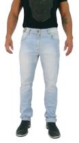 Calça Jeans Clara Masculina Premium Tecido Grosso- Destroyed