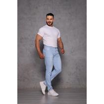 Calça Jeans Clara Masculina Slim Tecido Premium Calça Jeans Clara Masculina Slim Tecido Premium