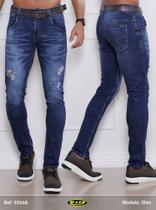 Calça Jeans Claro Masculina Ri19 Destroyed Lançamento-92668