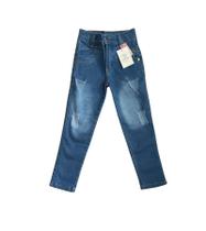 Calça Jeans Claro Puido Tam.6