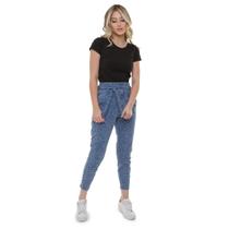 Calça Jeans Clochard Feminina Animal Print