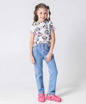 Calça Jeans Clochard Infantil Marisa Tam 4 a 10 Azul-02004