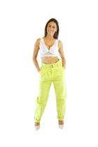 Calca jeans color lemon Calca jeans color lemon
