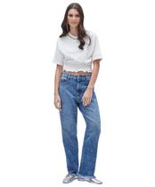 Calça jeans com brilho