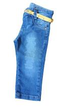 Calça jeans com cinto infantil Menfis moda e acessórios Calça jeans com cinto infantil Menfis moda e acessórios