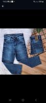 Calça jeans com elastano Calça jeans com elastano