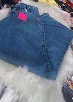 Calça Jeans Confort Pantalona Feminina Vícios Modas