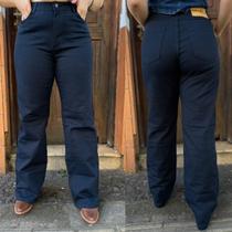 Calça Jeans Consciência Wide Leg Com Elastano Tamanho:40Cor:Marinho