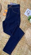 Calça jeans cós alto feminina