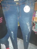 Calça jeans cós médio Calça jeans cós médio
