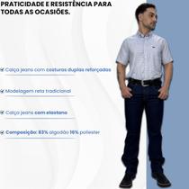 Calça Jeans Country Masculina Tradicional Elastano Dawson Calça Jeans Country Masculina Tradicional Elastano Dawson