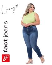 Calça Jeans Cropped Cintura Alta Fact Jeans L587