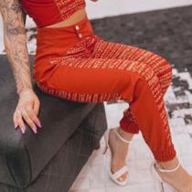 Calça jeans de cintura alta