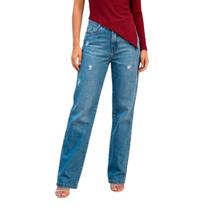 Calça Jeans Destroyed Wide Leg Rocks Jeans CL6203 Cor:AzulTamanho:44