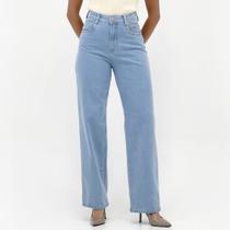 Calça Jeans Detox Wide Leg Feminina