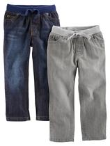 Calça jeans dobrável para meninos Simple Joys da Carter's 4T